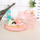 Plastic Round Cake Box Pastry Storage Boxes Dessert Container Cover Case Fo X2Q2