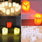 12Pcs LED Tea Light Candle Tea Light Flameless Flickering Battery Decorations