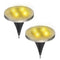 2Pcs 4 LED Solar Powered Buried Light Under Ground Lamp Outdoor Pathway Garden