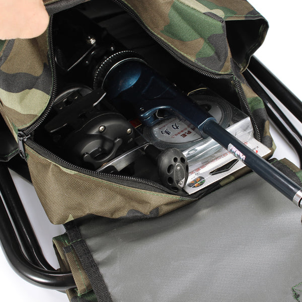 Fishing Chair Outdoor Portable Folding Stool Backpack Portable Folding Fishing Chair Backpack