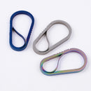 Tc4 Titanium Alloy Edc Anti-Lost Key Chain Hook Hanging Keychain Tools OutdoU5M1