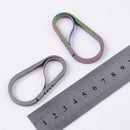 Tc4 Titanium Alloy Edc Anti-Lost Key Chain Hook Hanging Keychain Tools OutdoU5M1