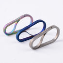 Tc4 Titanium Alloy Edc Anti-Lost Key Chain Hook Hanging Keychain Tools OutdoU5M1