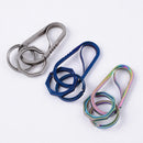 Tc4 Titanium Alloy Edc Anti-Lost Key Chain Hook Hanging Keychain Tools OutdoU5M1