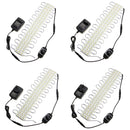 3M SMD5050 Waterproof Warm White LED Module Strip Light Kit Mirror Signage Lamp + Adapter DC12V
