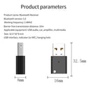 Bluetooth 5.0 Receiver Music Audio Receiver Car Transmitter Wireless Adapte P8J9