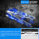 Remote Control Climbing Rc Car With Led Lights 360 Degree Rotating Stunt ToyB8C4
