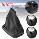 6 Speed Car Manual Shift Knob Knob Shift Lever Guard For Saab 9-3 2003-2012