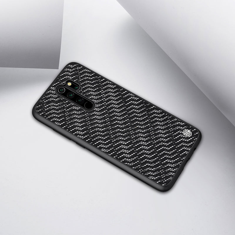 NILLKIN Reflective Slight Woven Polyester Mesh Anti-scratch Protective Case for Xiaomi Redmi Note 8 PRO
