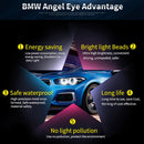 Car Angel Eye Fog Light Xenon White Led Bulb Headlight For Bmw E39 X83 X3 E