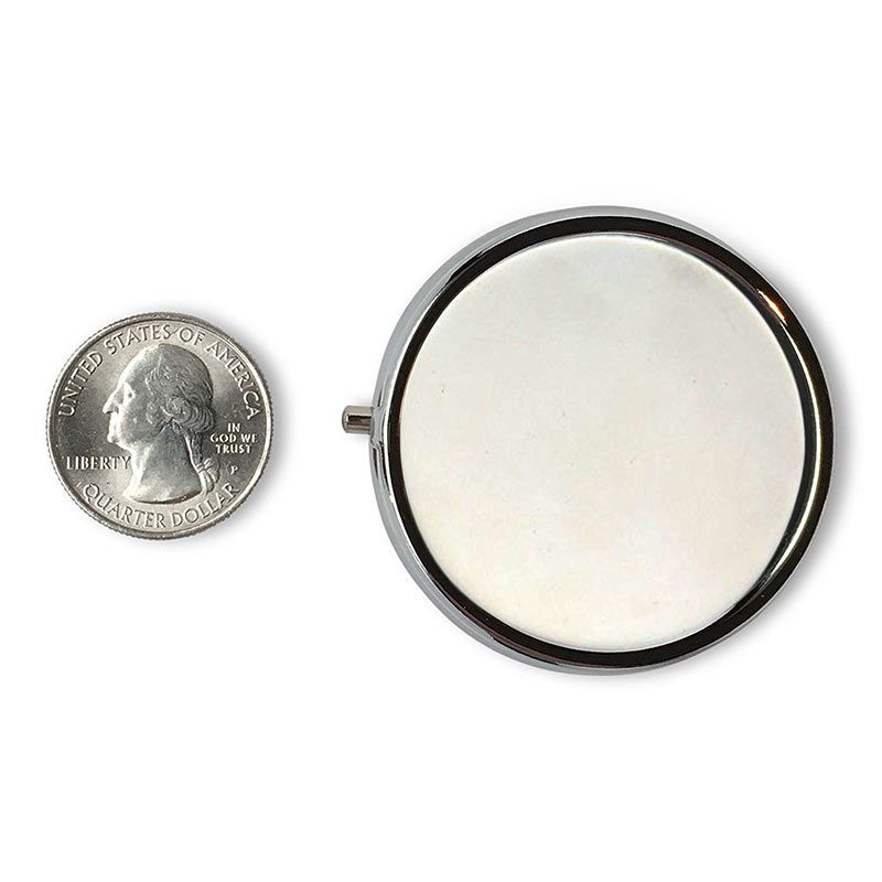 Honana HN-PB007 Portable Pocket Pill Case 3 Compartments Medicine Box Round Pill Organizer