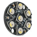 Round 7x 5050 RGBW Cool White LED 6000K With Integrated Drivers Module Board