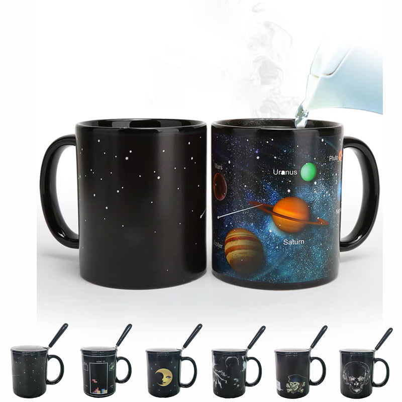 Starry Solar System Ceramic Color Mug Cups & Mugs Water Cup Drinking Mug