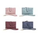 Wallet For Women Trifold Small Female Purse Scrub Leather Women Wallet Shor