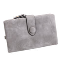 Wallet For Women Trifold Small Female Purse Scrub Leather Women Wallet Shor
