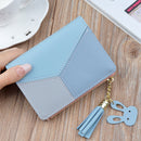 New Big Capacity Wallet Short Women Wallets Zipper Purse Patchwork Fashion