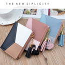 New Big Capacity Wallet Short Women Wallets Zipper Purse Patchwork Fashion
