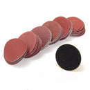 Effetool BG0300 2 Inch 50mm Hook and Loop Sanding Pad 3mm Shank with 60pcs Sandpaper