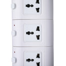 Vertical Power Socket Powerboard Outlet Plug Extension Multi USB Ports Charger Socket Power Strip