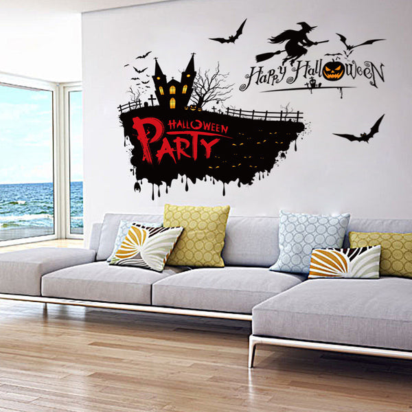 Miico FX3041 Creative Halloween Sticker Cartoon Wall Sticker For Room Halloween Decoration