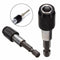 1PC Black 1/4" Hex Shank 60mm Quick Release Magnetic Screwdriver Bit Holder