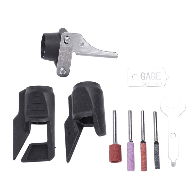 2X(Electric Serrated Sharpener Saw Chain Sharpening Tool Chain Sharpening K