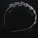 Glinting Zircon In Clear Hair Tiaras Simple Bridal Headpieces Sweet Wedding