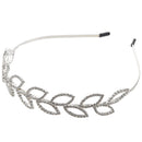 Glinting Zircon In Clear Hair Tiaras Simple Bridal Headpieces Sweet Wedding