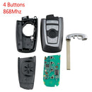 Car Smart Remote Key 4 Buttons Fit For Bmw Fem/Bdc Cas4 Cas4+2011-2017 868M
