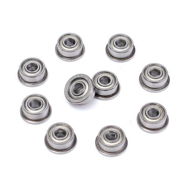 10pcs F693ZZ 3mmx8mmx4mm Double Shielded Flanged Ball Bearings
