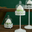 Sweetgo Mini Cupcake Stand Cake Display Tool With Pc Dome Cap Bakeware Tool