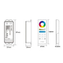 Milight FUT045A DC12V-24V 15A RGB+CCT LED Strip Controller + 2.4G RF Wireless Remote Control