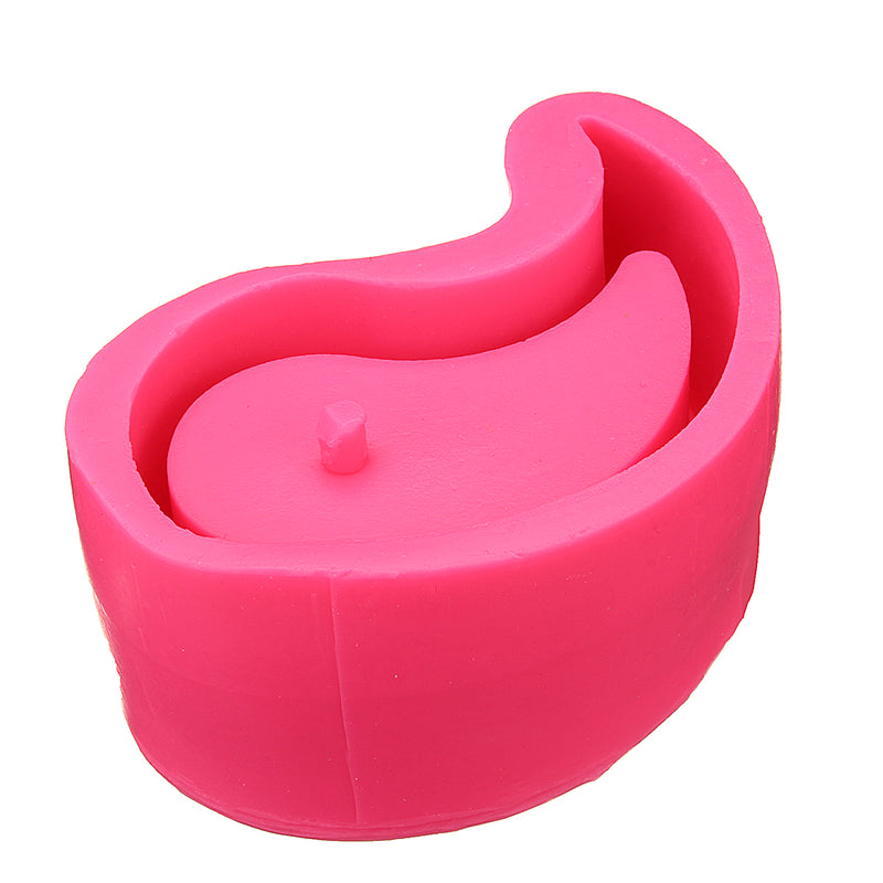 Silicone Mold Gossip Shape Concrete Cement Tabletop Flowerpot Chocolate Mould Crafts