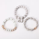 3Pcs/Set Fashion Boho Bracelets & Bangles Women Beaded Bracelet With ColorfuT5K6
