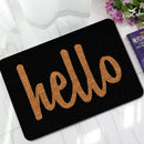 Honana BM-171 Words Decor Bathroom Doormat Rubber Anti-Slip Shower Toilet Mats Bathroom Floor Rug