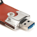 8/16/32GB Portable Leather Mirco USB2.0 OTG Flash Drive U Disk