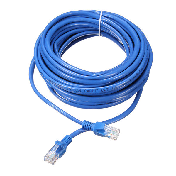 8m Blue Cat5 65FT RJ45 Ethernet Cable For Cat5e Cat5 RJ45 Internet Networking LAN Cable Connector