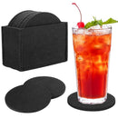 Round Felt Coaster Cup Mat Pad Storage Box For Bowl Mug Glass Plate Creativ H6Q3