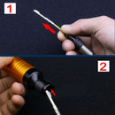 2X(Flexible Shaft 6.5Mm Flex Shaft Handpiece Power Tool Electric Drill Hand