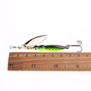 15G 70Mm Insects Fishing Lure Spoon Bass Artificial Spinner Bait Metal Pike L5U2