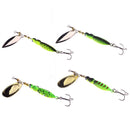 15G 70Mm Insects Fishing Lure Spoon Bass Artificial Spinner Bait Metal Pike L5U2