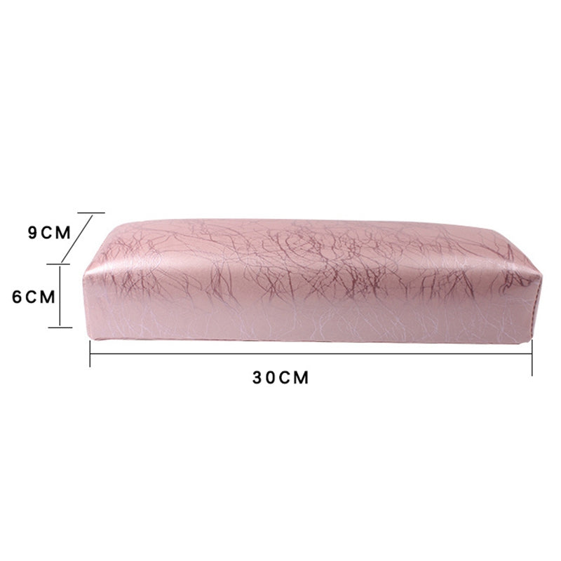 Manicure Hand Pillow Rectangle Pu Leather Hand Rest For Nails Cushion Nail  D6N3