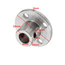 6mm Flange Coupling Optical Axis Support Fixed Seat Steel Rigid Flange Plate Shaft Connector