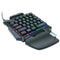 ZUOYA G92 Wired Single Handed RGB Gaming Membrane Keyboard 35 Keys One Hand Ergonomic Game Keypad for PC Laptop Pro PUBG Gamer