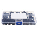 Suleve M3NH17 780Pcs M3 Nylon Screw Black Hex Screw Nut PCB Standoff Spacer Column Assortment Kit