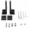 LED Work Light Bar SidE-mounts Brackets Double Row Aluminum Alloy Universal