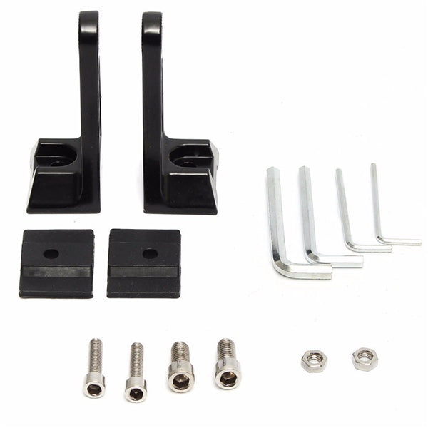LED Work Light Bar SidE-mounts Brackets Double Row Aluminum Alloy Universal