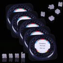 5 Boxes Dental Teeth Orthodontic Ceramic Bracket Braces Roth .022 Hooks 3-4-5