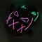 3 Flash Modes Halloween Pumpkin Light Up Mask LED Flash Cosplay Costume Party