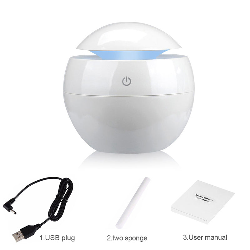 Variable Aromatherapy Essential Oil Diffuser Mini Usb Air Humidifier Portab F8B7